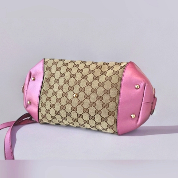 GORGEOUS RARE Authentic Gucci Pink Satchel - Picture 9 of 15